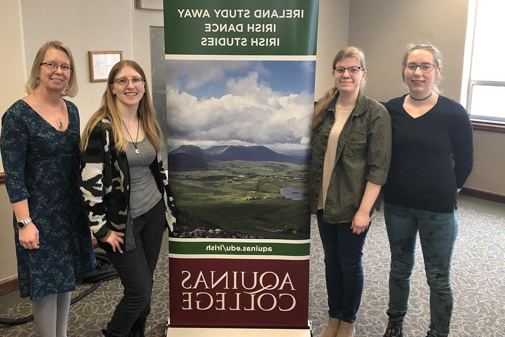 Students in Dr. Michelle DeRose's Literature of the Black and Green Atlantic course